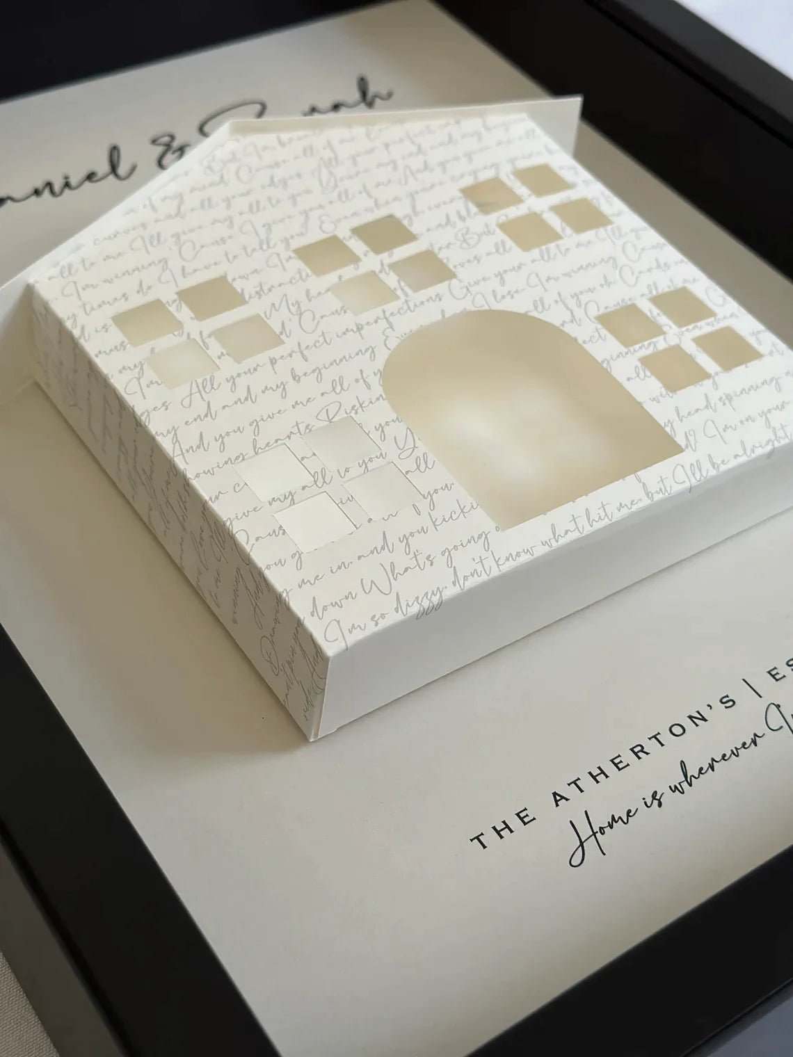 Personalized Melody of Memories Shadow Box for her, Customized Gifts for Women by Groovy Girl Gifts