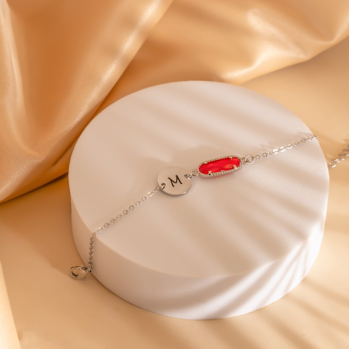 Personalized Custom Birthstone Personalized Bracelet for her, Customized Gifts for Women by Groovy Girl Gifts