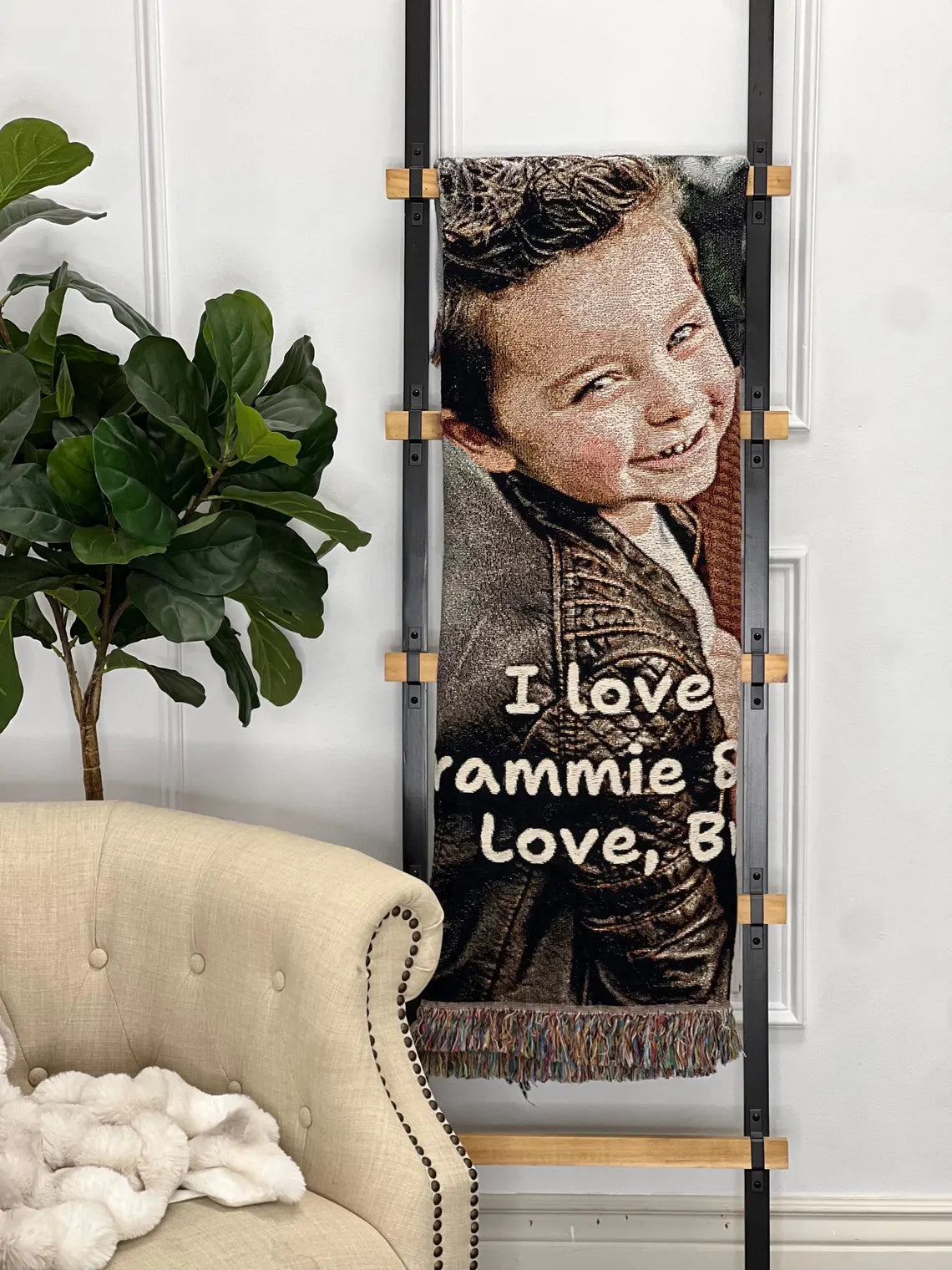 Personalized Picture Perfect Keepsake Blanket for her, Customized Gifts for Women by Groovy Girl Gifts