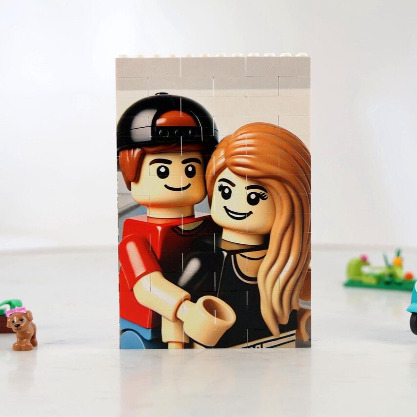 Personalized Mini - Figure Brick Photo Puzzle for her, Customized Gifts for Women by Groovy Girl Gifts
