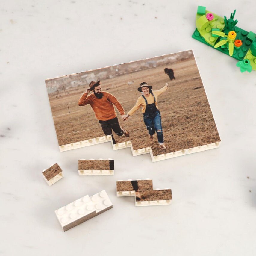 Personalized Mini - Figure Brick Photo Puzzle for her, Customized Gifts for Women by Groovy Girl Gifts