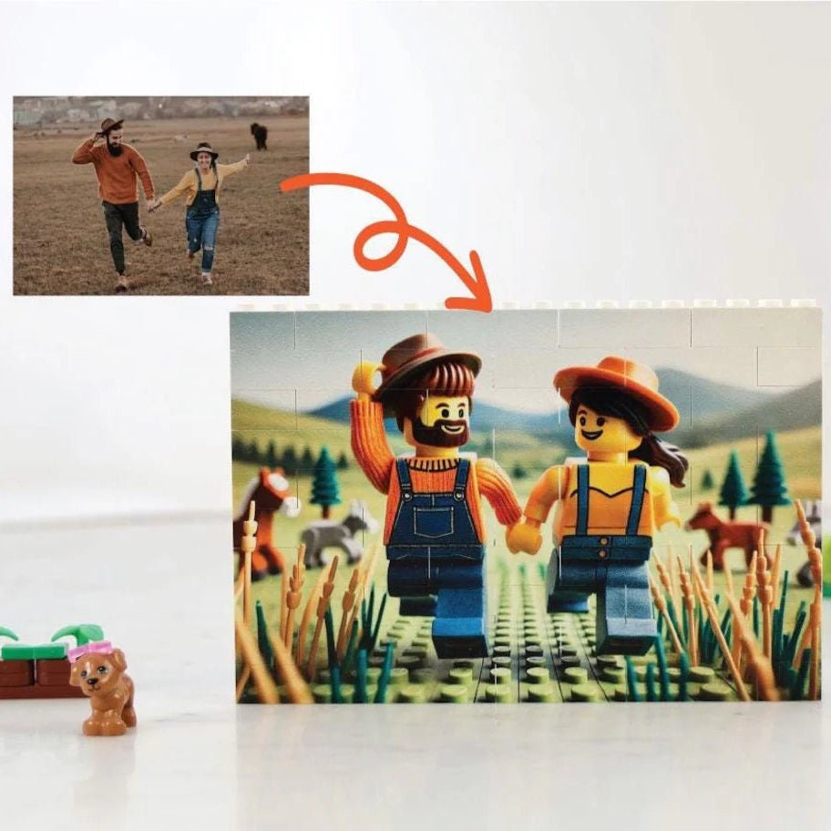 Custom Brick Photo Puzzle for her