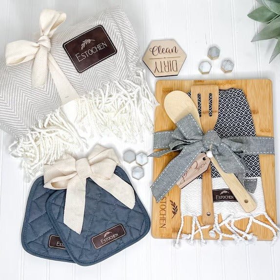 Personalized Wrapped In Love Gift Basket for her, Customized Gifts for Women by Groovy Girl Gifts