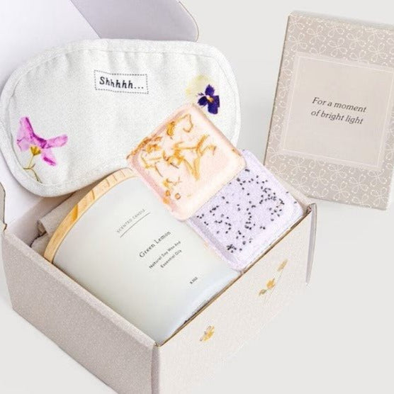 Personalized Candle Spa Gift Box for her, Customized Gifts for Women by Groovy Girl Gifts