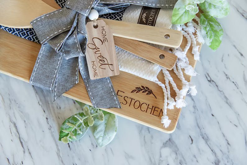 Personalized Wrapped In Love Gift Basket for her, Customized Gifts for Women by Groovy Girl Gifts