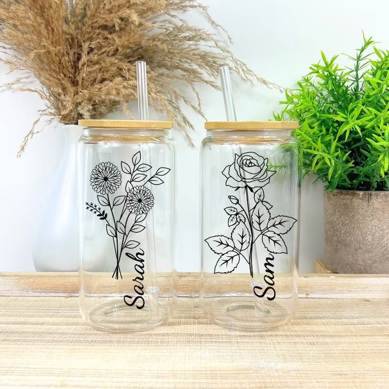 Birth Flower Tumbler