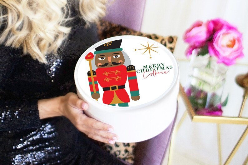 Personalized Love &amp; Joy Holiday Gift Box for her, Customized Gifts for Women by Groovy Girl Gifts