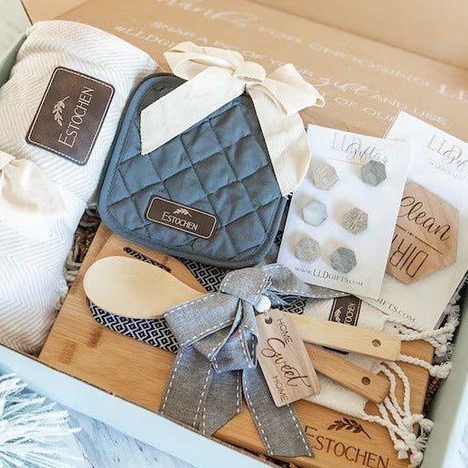 Personalized Wrapped In Love Gift Basket for her, Customized Gifts for Women by Groovy Girl Gifts