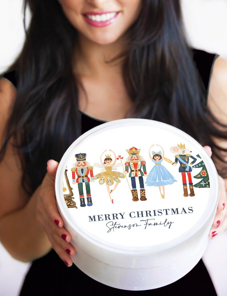 Personalized Love &amp; Joy Holiday Gift Box for her, Customized Gifts for Women by Groovy Girl Gifts