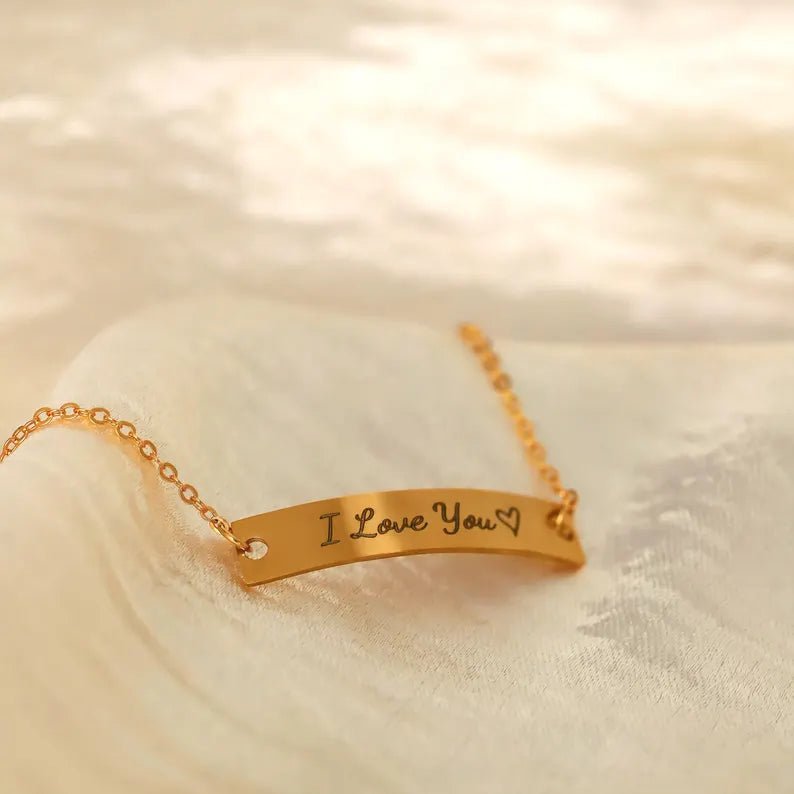 Personalized Custom Timeless Handwriting Bracelet for her, Customized Gifts for Women by Groovy Girl Gifts