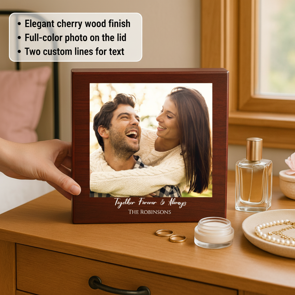 Cherished Memories Photo Keepsake Box