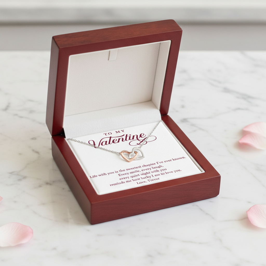 Two Hearts, One Love Necklace