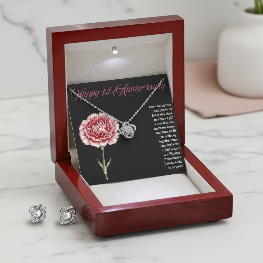 Anniversary Love Knot Gift Set