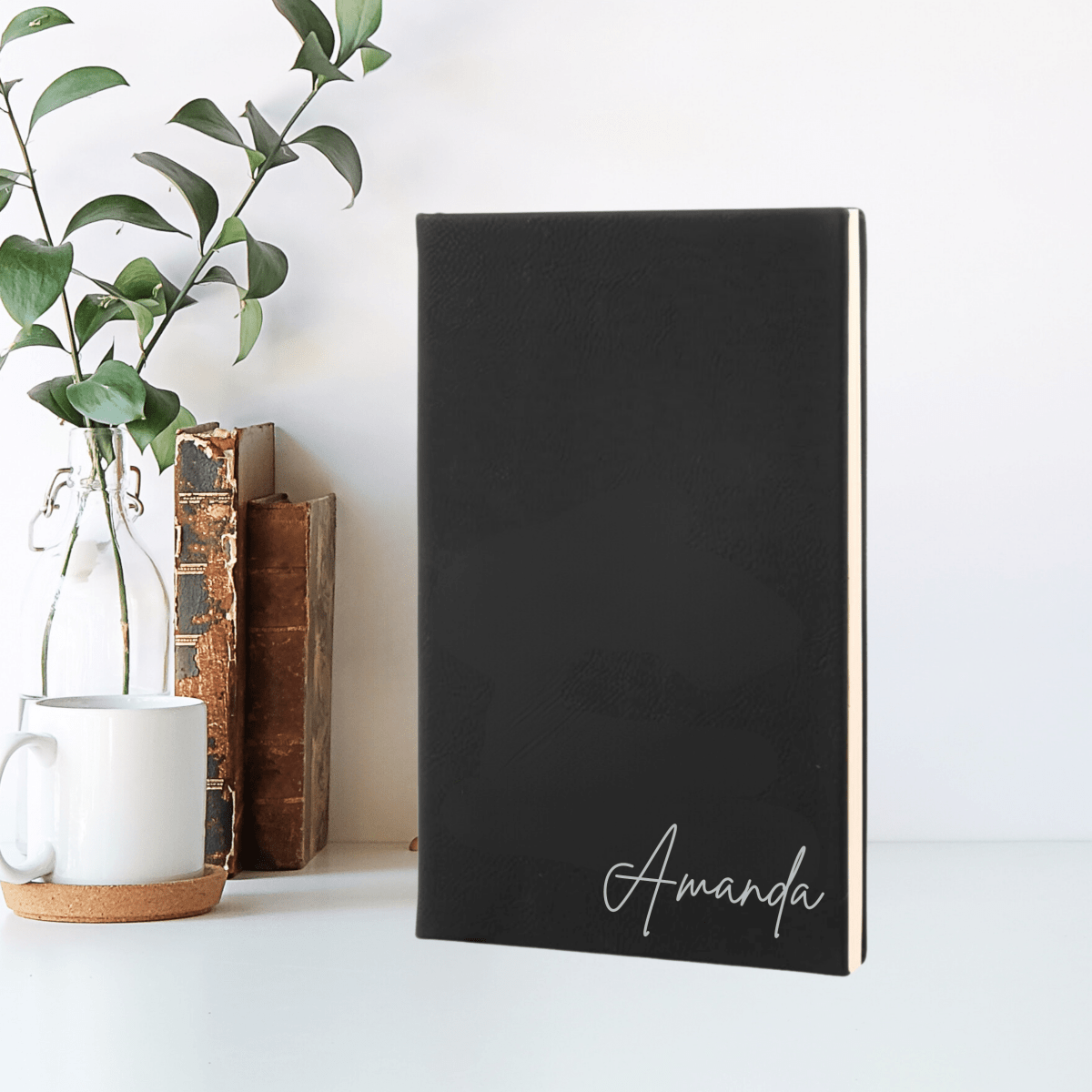 Personalized Bubbly Blossoms Journal for her, Customized Gifts for Women by Groovy Girl Gifts