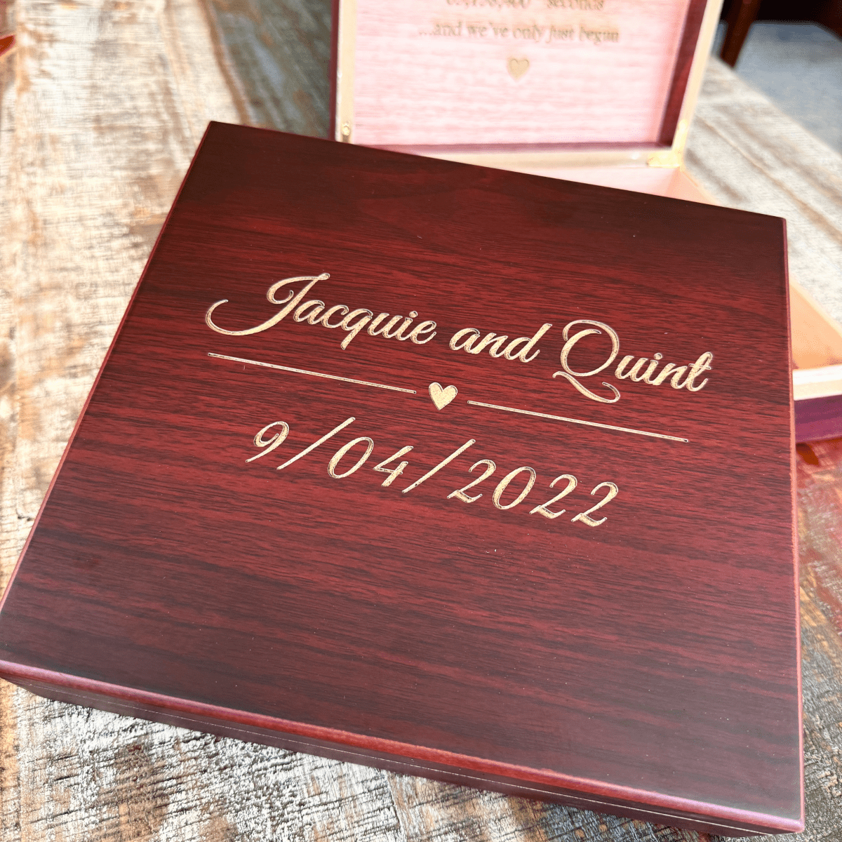 Personalized Keepsake Jewelry Box for her, Customized Gifts for Women by Groovy Girl Gifts