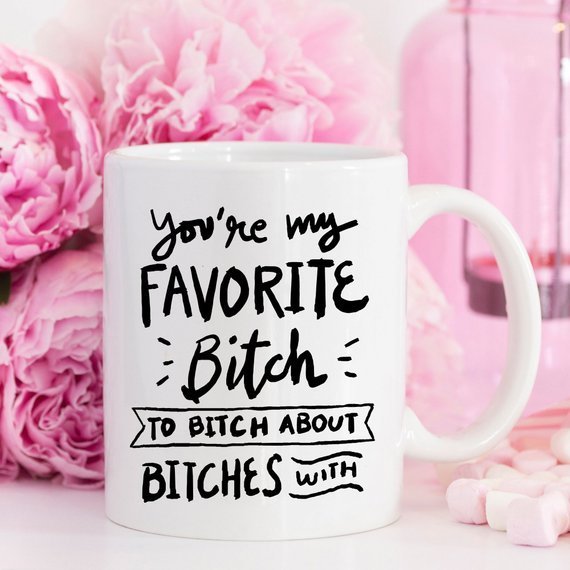 Kitchen BFFs Funny Mug - You&#39;re My Favorite Bitch To Bitch