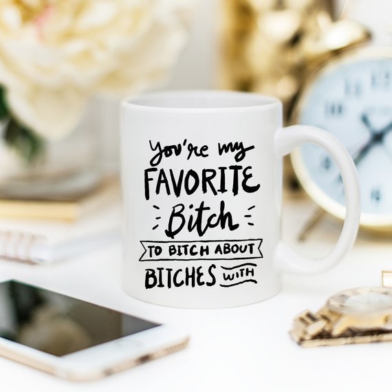 Kitchen BFFs Funny Mug - You&#39;re My Favorite Bitch To Bitch