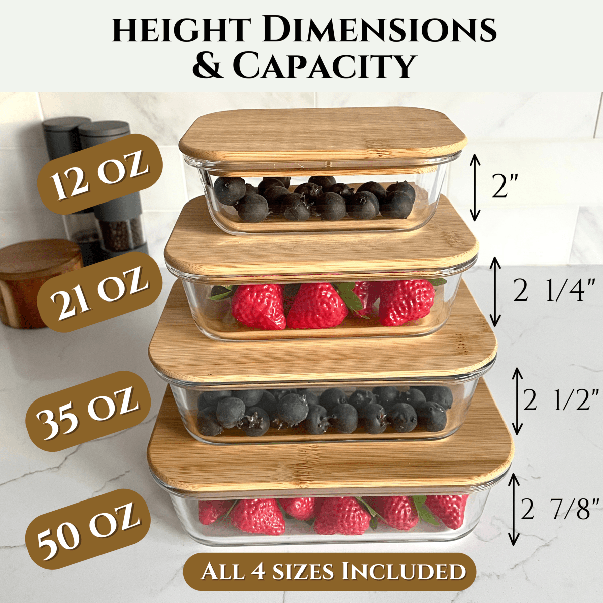 Personalized Savor & Store Personalized Glass Tupperware Set for her, Customized Gifts for Women by Groovy Girl Gifts