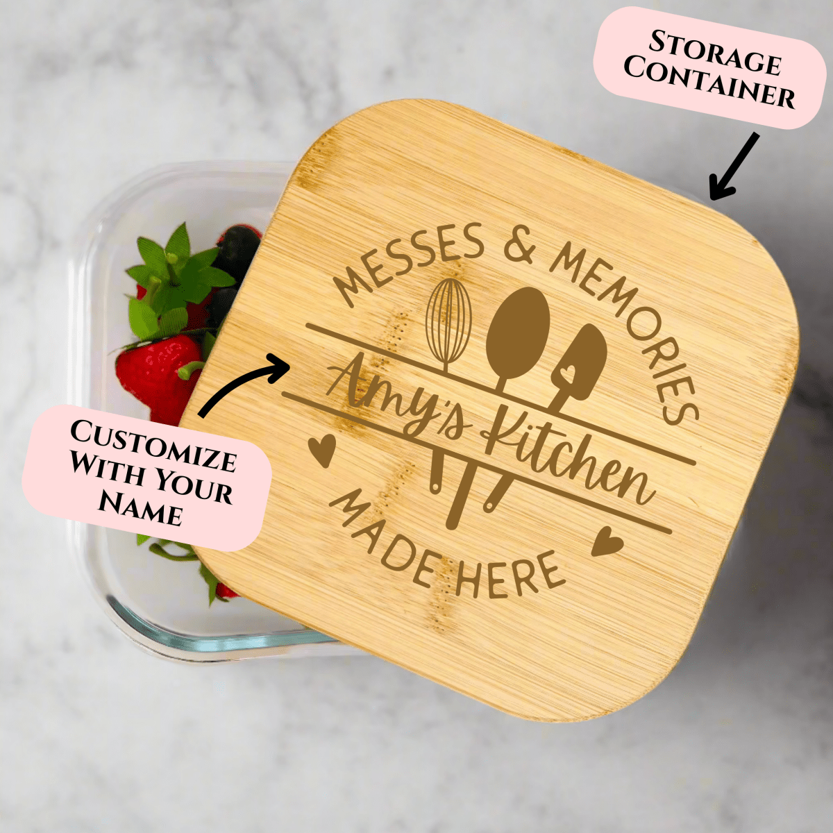 Personalized Mom&#39;s Kitchen Essentials Gift Set for her, Customized Gifts for Women by Groovy Girl Gifts