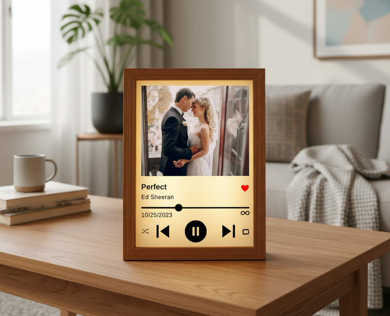 Personalized star map light box gift for girlfriend