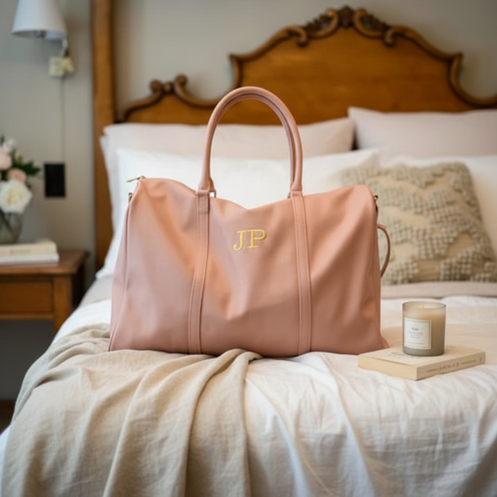 First Class Monogrammed Weekender Bag
