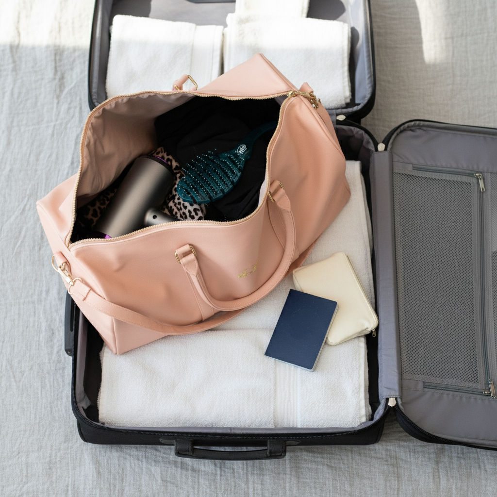 First Class Monogrammed Weekender Bag