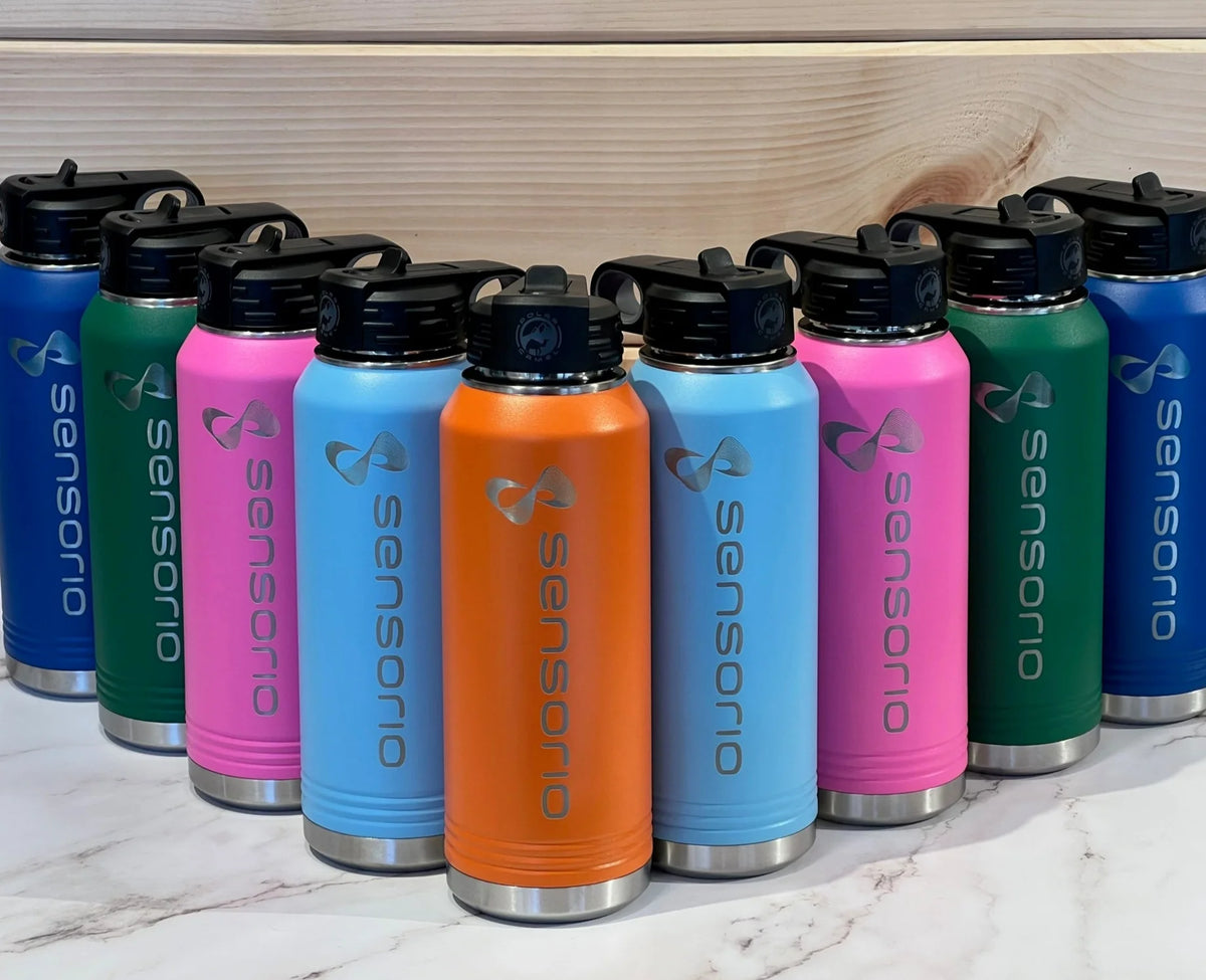 Personalized Custom Logo Water Bottle for her, Customized Gifts for Women by Groovy Girl Gifts