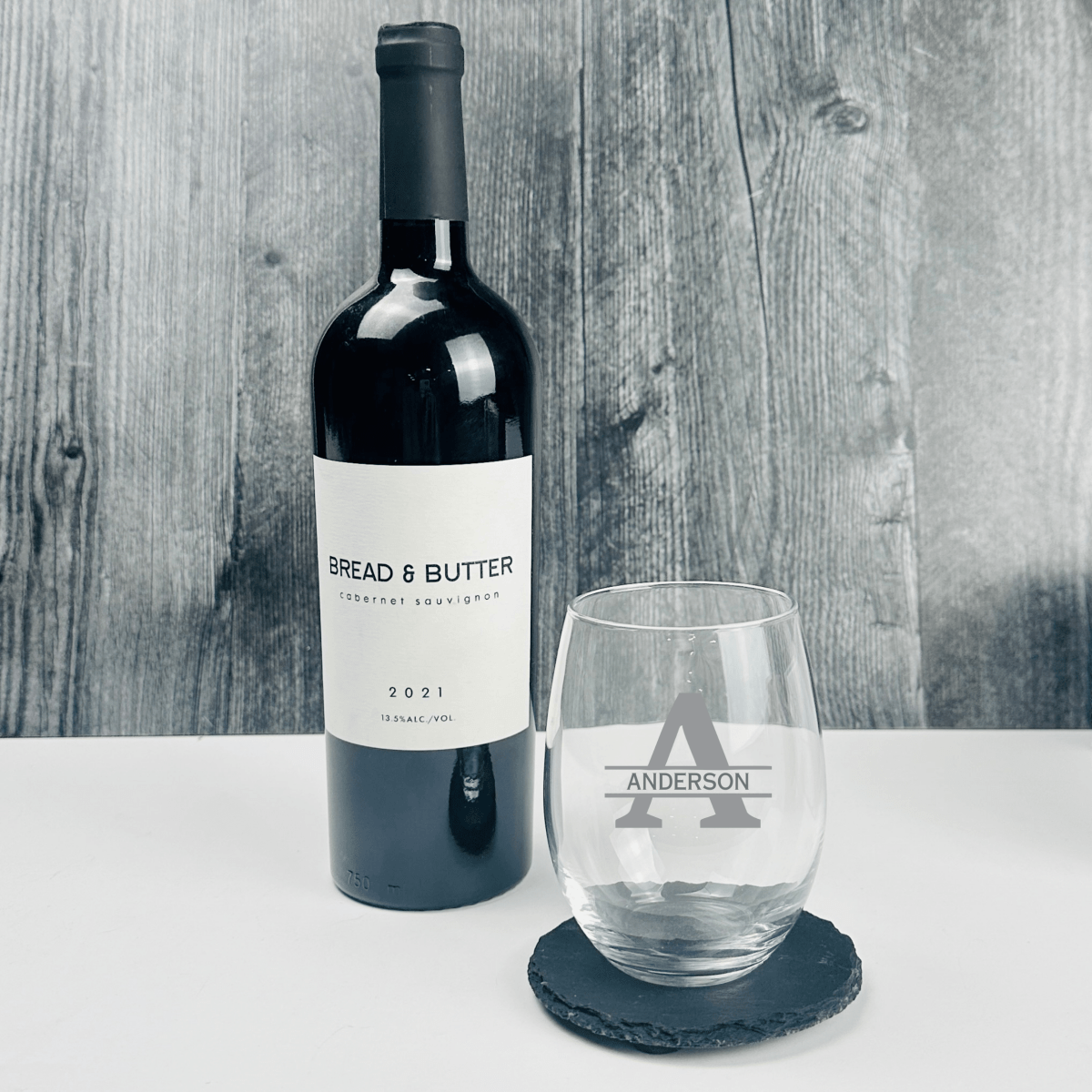 Personalized Elegant Anniversary Wine Gift Box for her, Customized Gifts for Women by Groovy Girl Gifts