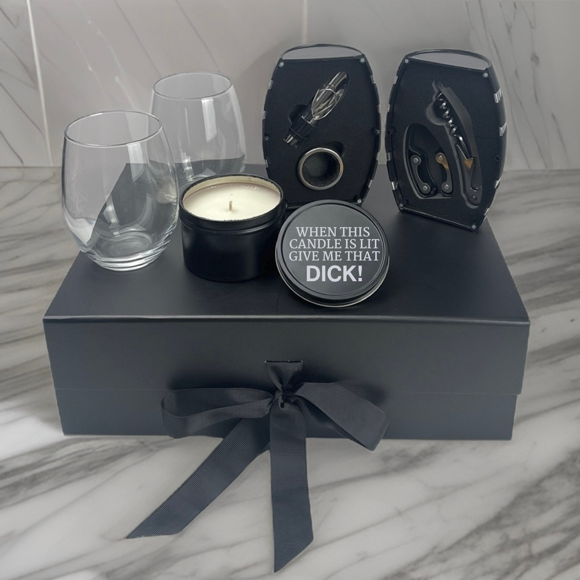 Elegant Anniversary Wine Gift Box