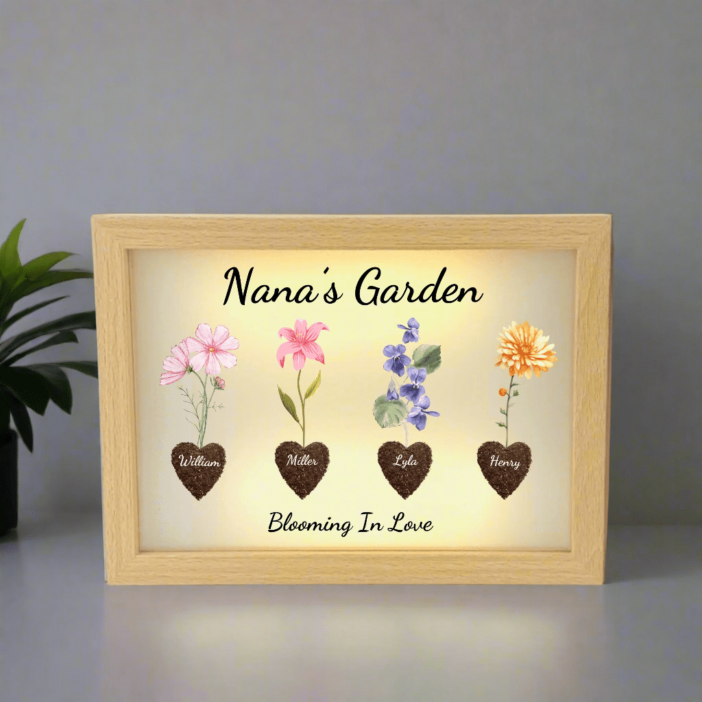 Personalized Maternal Blossoms of Love for her, Customized Gifts for Women by Groovy Girl Gifts