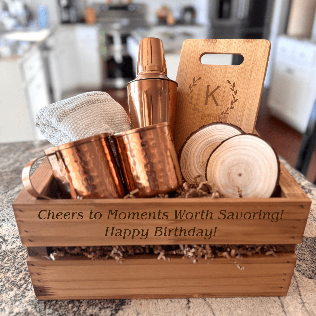 Personalized Copper Bliss Mule Set for her, Customized Gifts for Women by Groovy Girl Gifts
