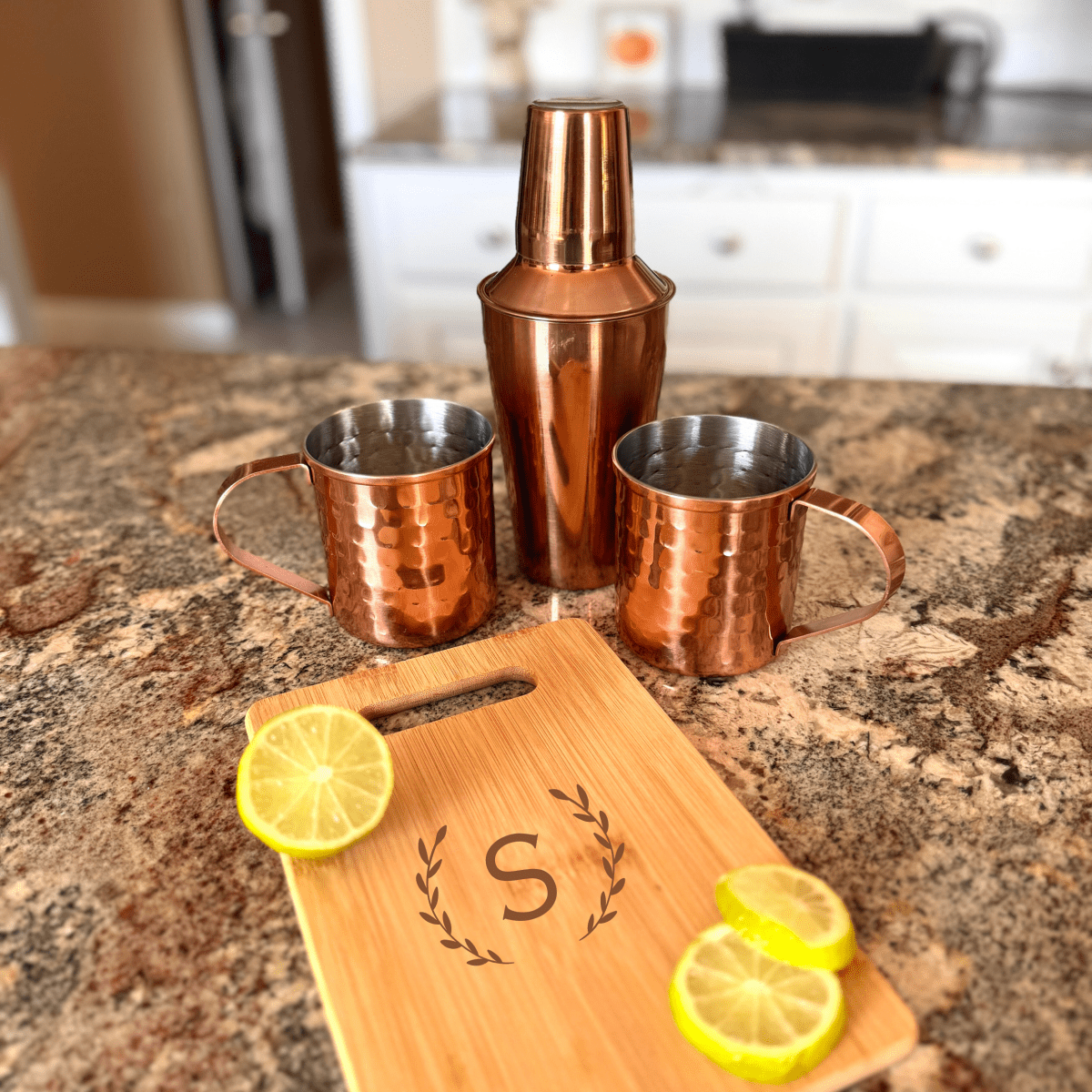 Personalized Copper Bliss Mule Set for her, Customized Gifts for Women by Groovy Girl Gifts
