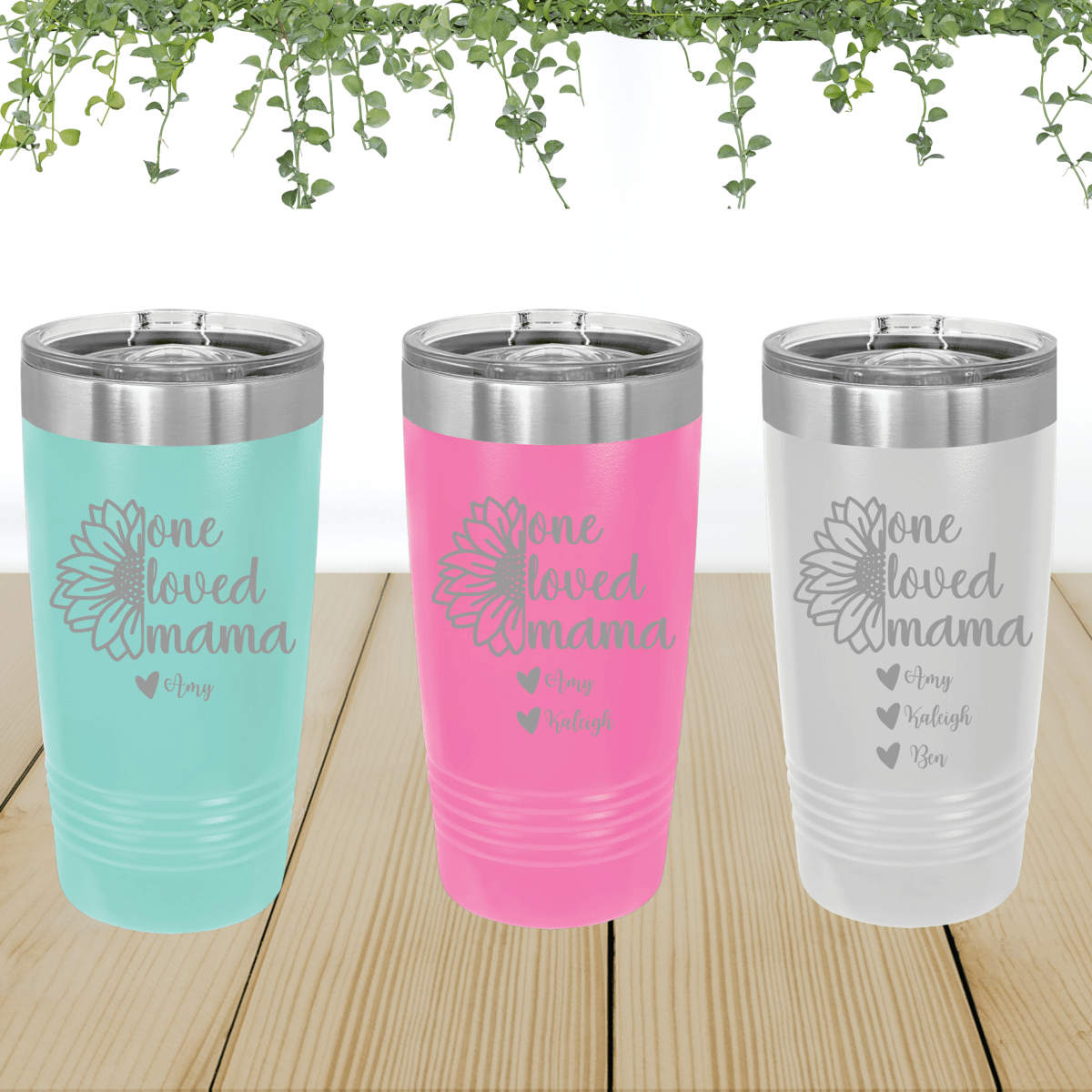 Personalized One Loved Mama Custom Tumbler for her, Customized Gifts for Women by Groovy Girl Gifts