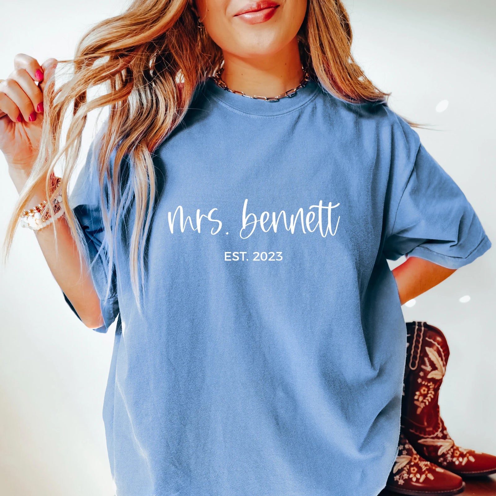Personalized Mrs. Shirt