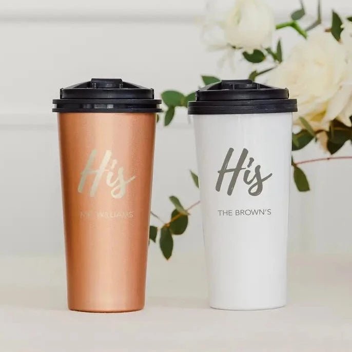 Mugs His Personalized Travel Coffee Mug
