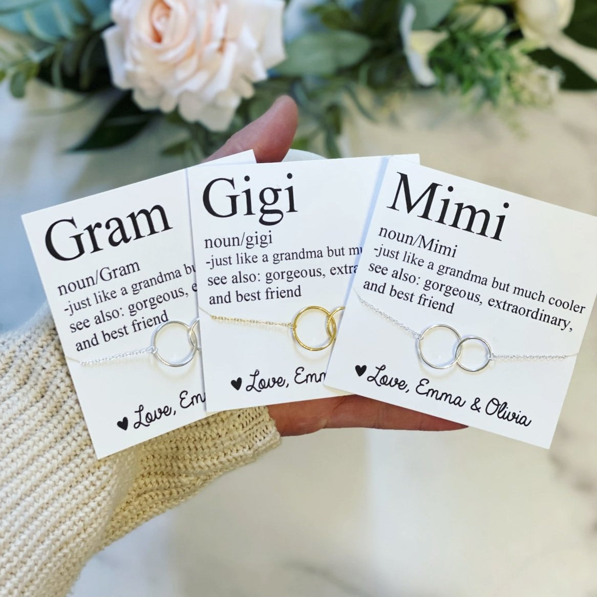 Necklace Grandmother Mother&#39;s Day Necklace