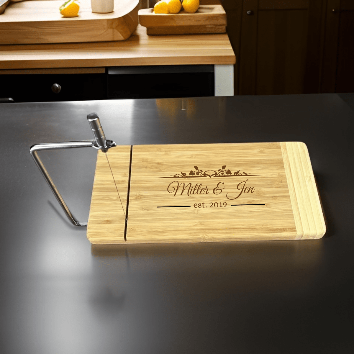 Personalized Our Love Story Cheese Cutting Board for her, Customized Gifts for Women by Groovy Girl Gifts