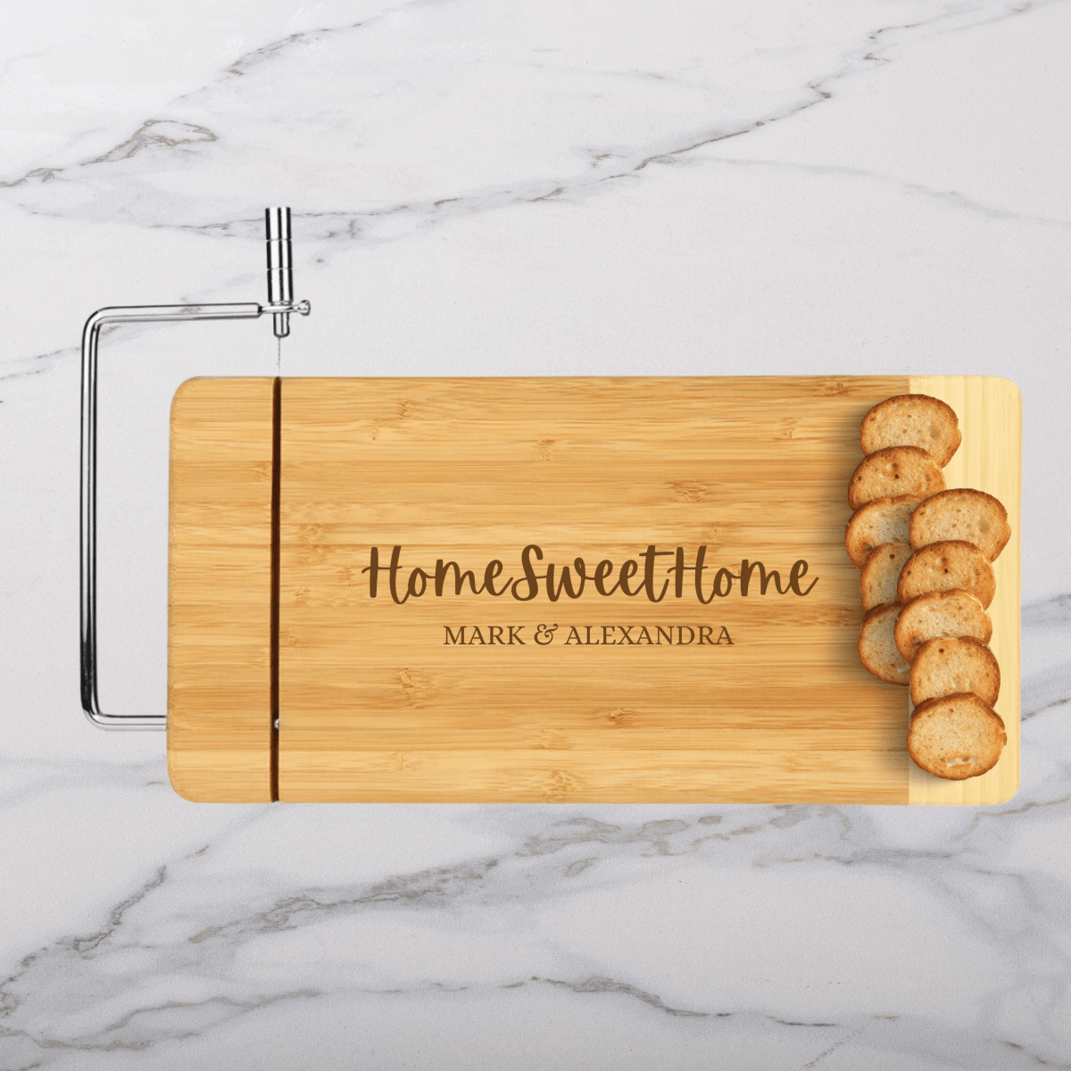 Personalized Our Love Story Cheese Cutting Board for her, Customized Gifts for Women by Groovy Girl Gifts
