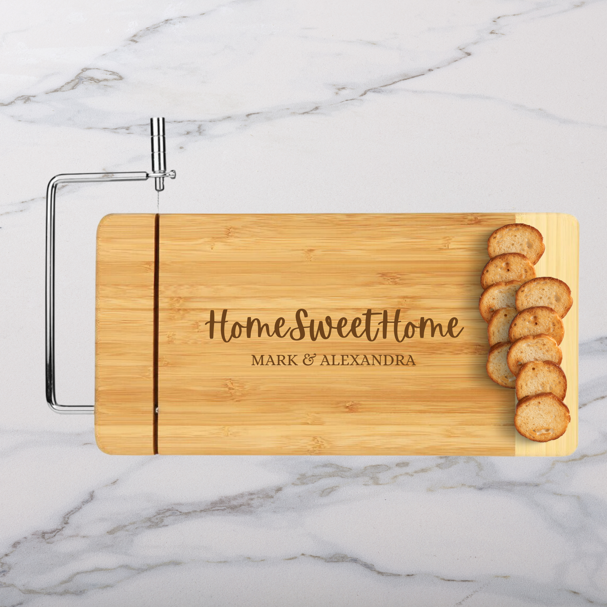 Our Love Story Cheese Cutting Board