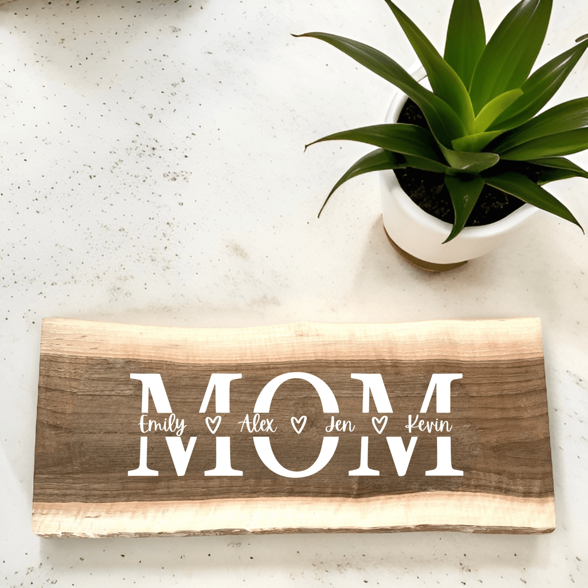 Personalized Mom&#39;s Love Charcuterie Board for her, Customized Gifts for Women by Groovy Girl Gifts
