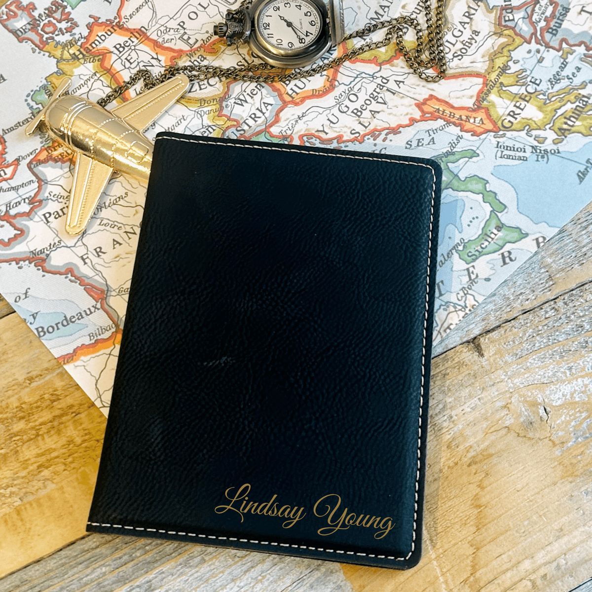 Personalized Travel Partners For Life Set for her, Customized Gifts for Women by Groovy Girl Gifts