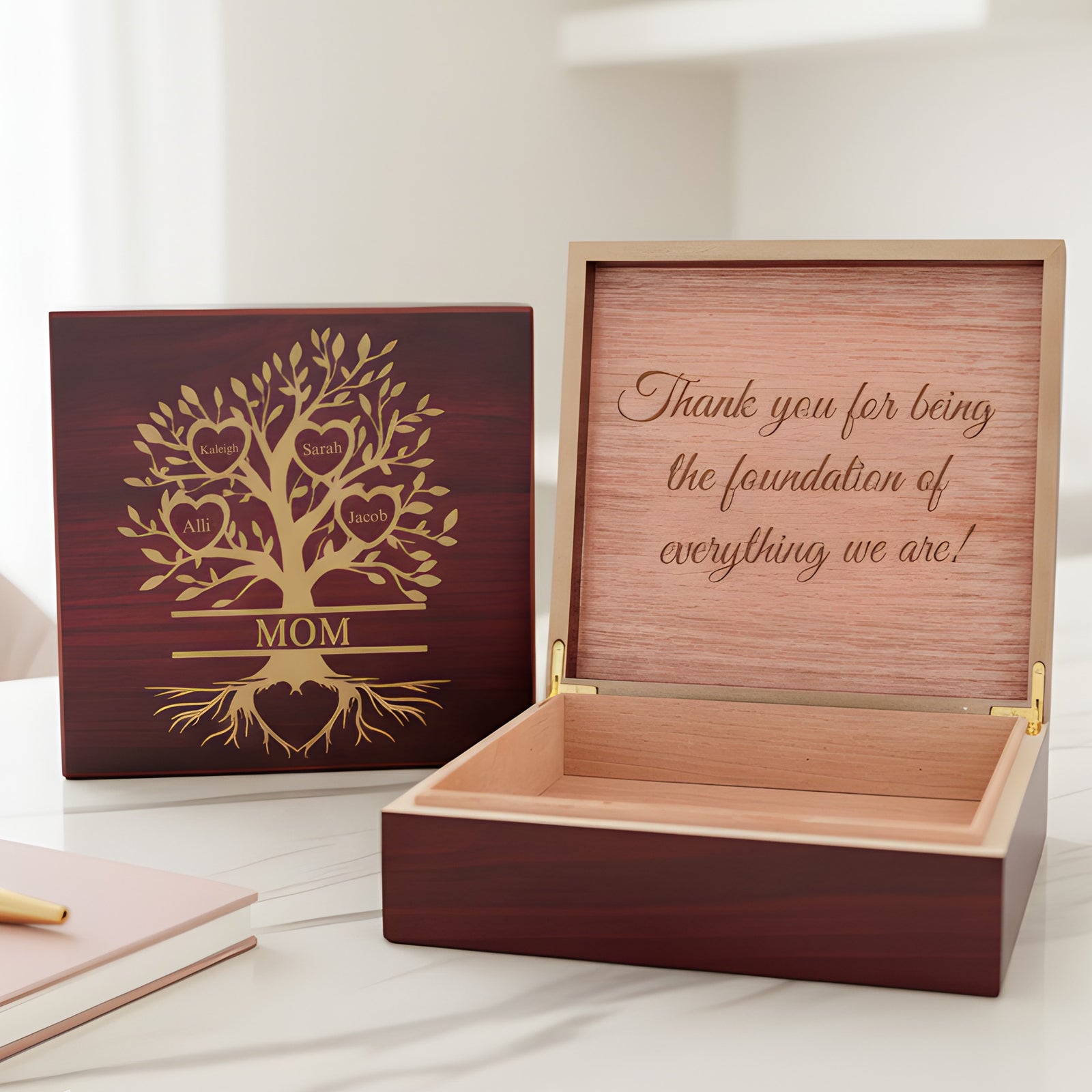 Personalized gifts for her keepsake box
