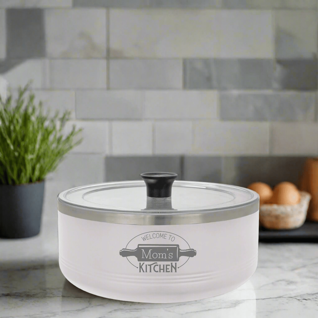 Personalized Personalized Cookware Serving Dish for her, Customized Gifts for Women by Groovy Girl Gifts