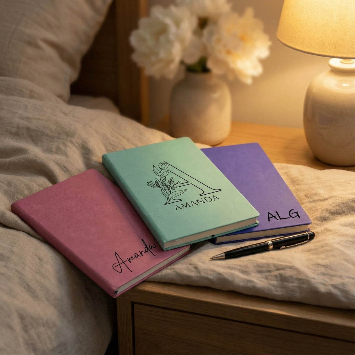 Bubbly Blossoms Personalized Journal