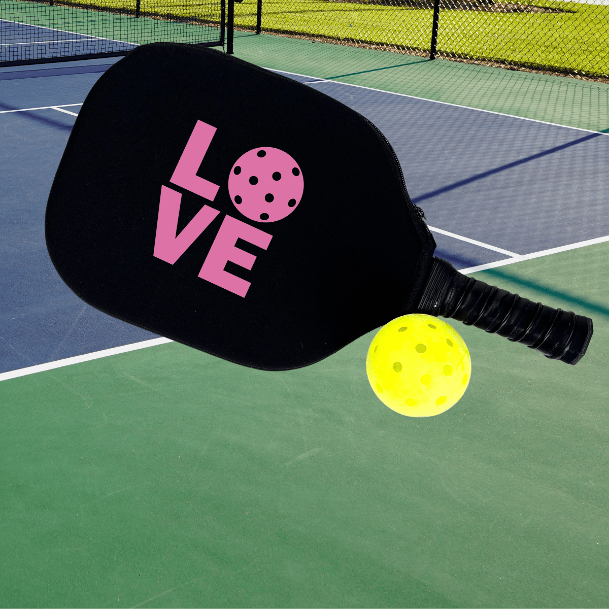 Personalized Match Ready Pickleball Paddle Protector for her, Customized Gifts for Women by Groovy Girl Gifts