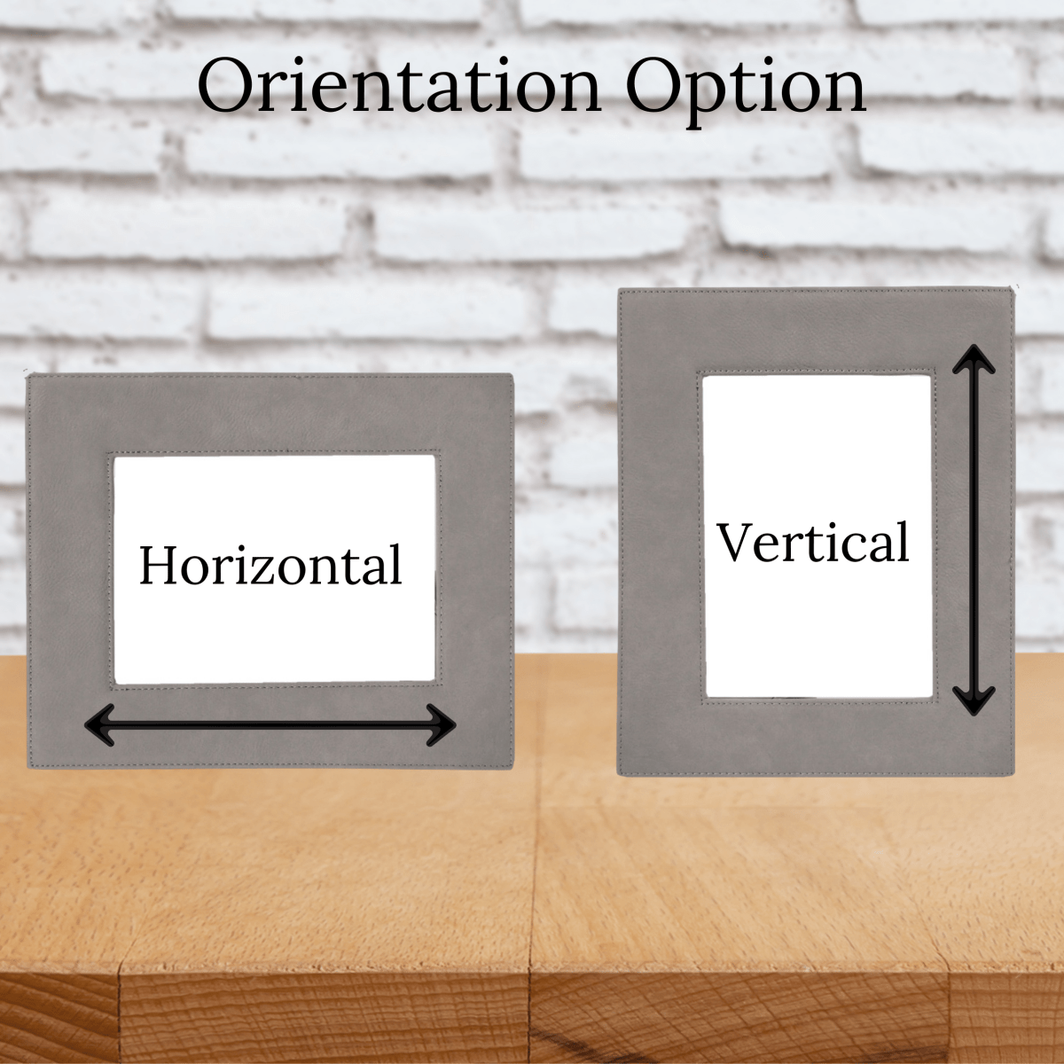 Personalized Heartfelt Memory Leather Frame for her, Customized Gifts for Women by Groovy Girl Gifts