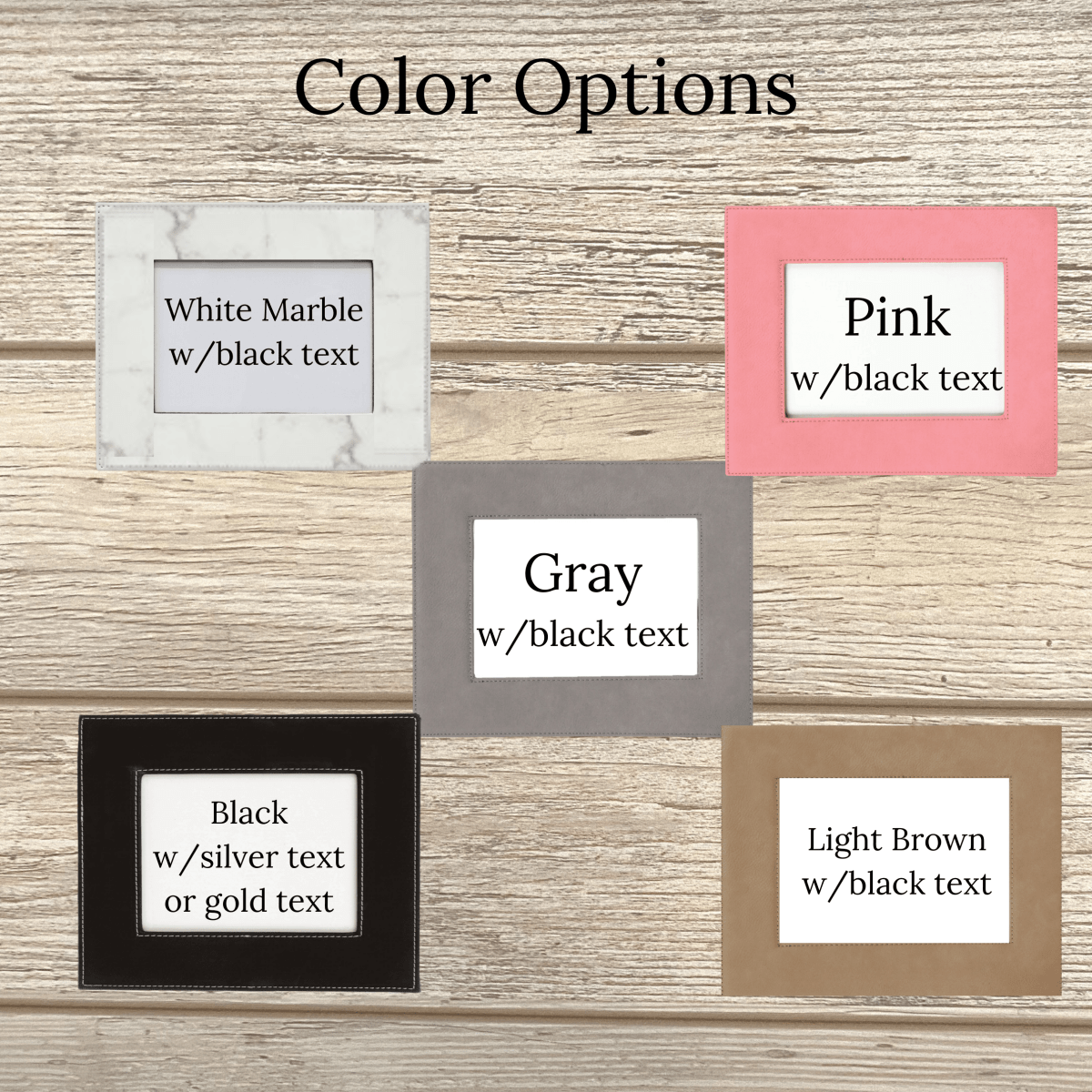 Personalized Heartfelt Memory Leather Frame for her, Customized Gifts for Women by Groovy Girl Gifts