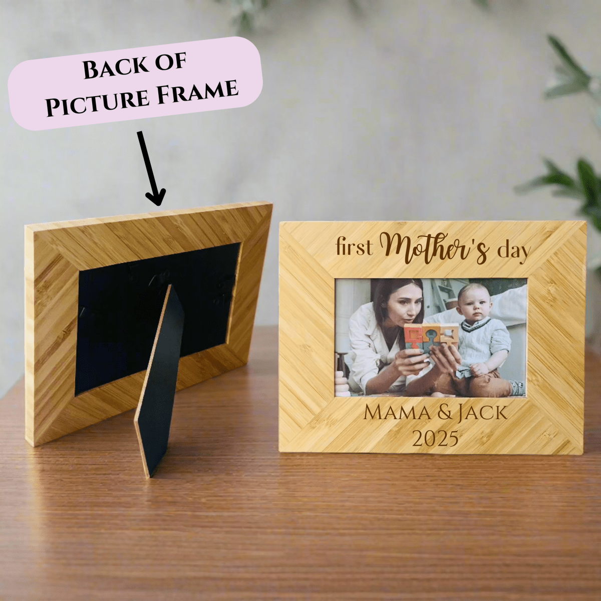 Personalized First Mother&#39;s Day Photo Frame for her, Customized Gifts for Women by Groovy Girl Gifts