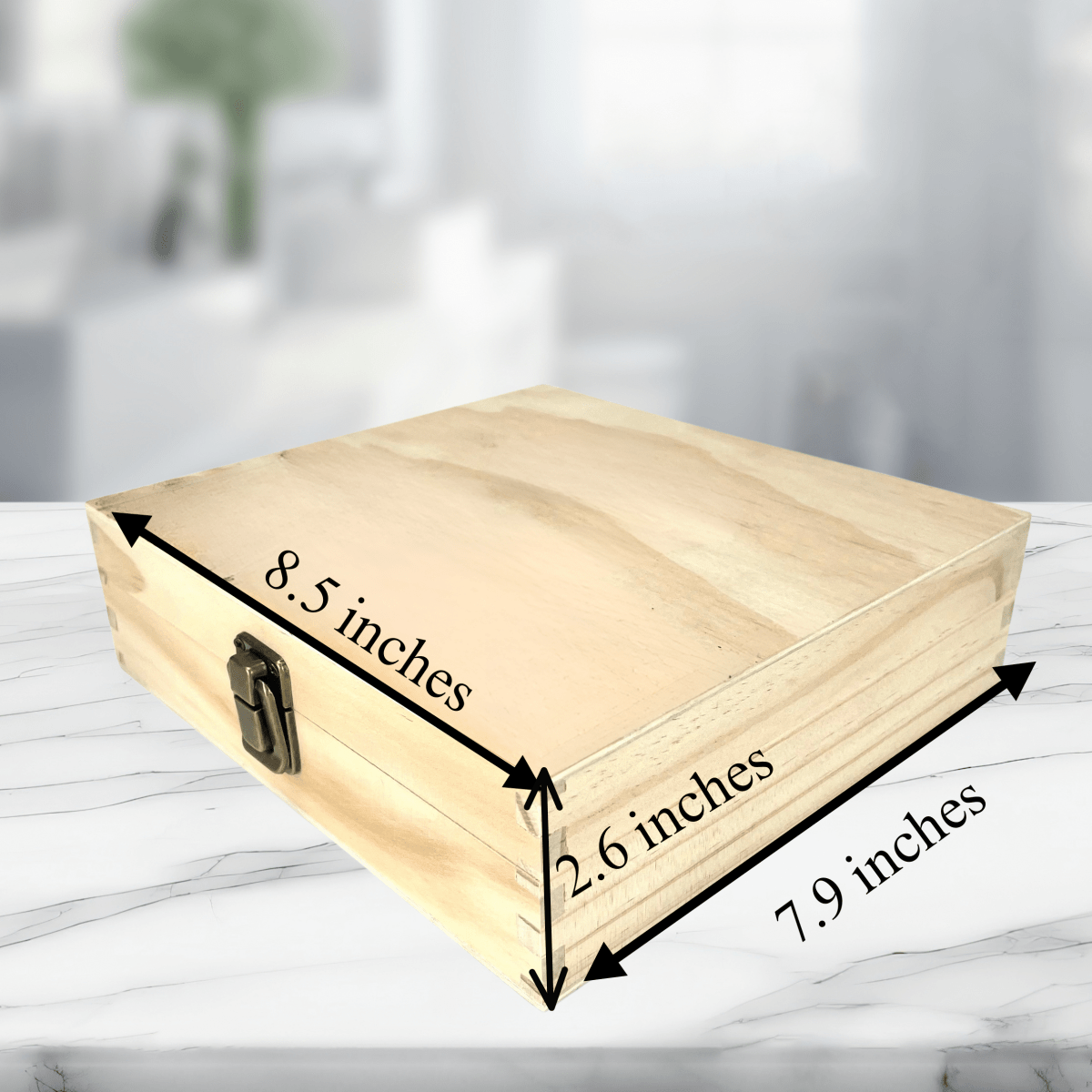 Personalized Anniversary Treasures Keepsake Box for her, Customized Gifts for Women by Groovy Girl Gifts