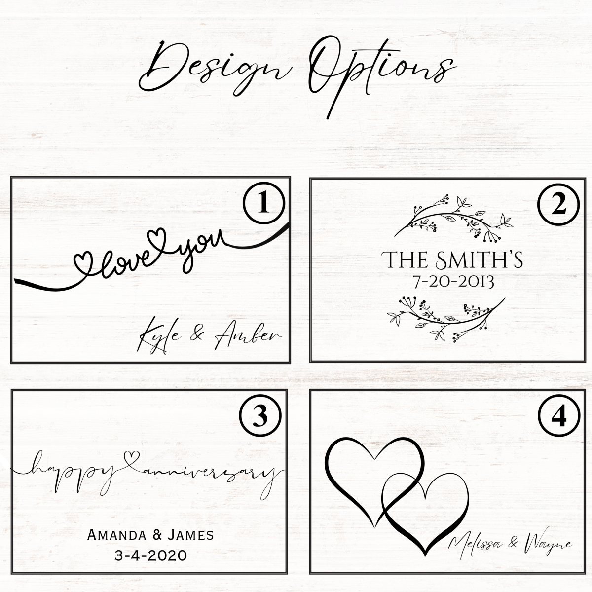 Personalized Anniversary Treasures Keepsake Box for her, Customized Gifts for Women by Groovy Girl Gifts